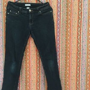 Dark skinny jeans